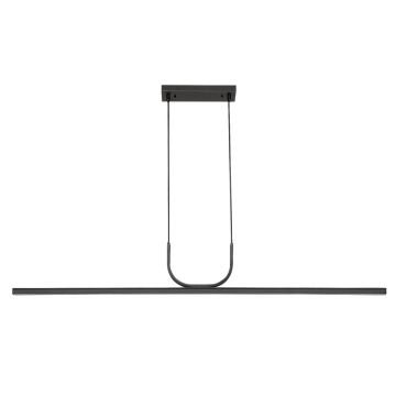 Lustra Suspendata Liniara, LED, Negru, Elia
