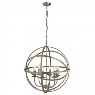 Lustra suspendata stil traditional Orbit alama antic 2476-6AB SRT