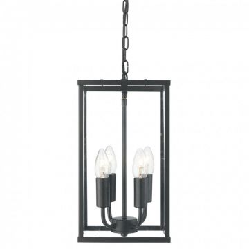 Lustra suspendata stil traditional Voyager neagra 4244BK SRT