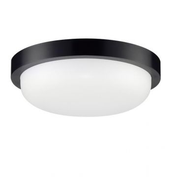 Mini Aplica LED exterior de perete/tavan, IP65, REO negru