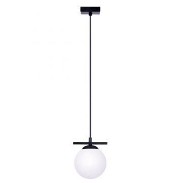 Pendul, Lustra Suspendata Moderna, Negru, 1xE14, GLOBE