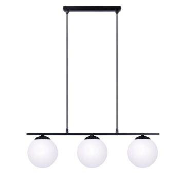 Pendul, Lustra Suspendata Moderna, Negru, 3xE14, GLOBE