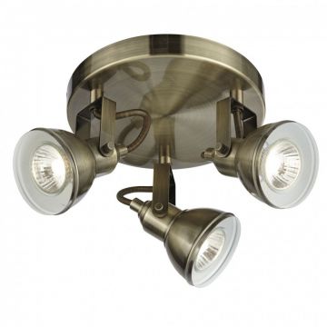 Plafoniera cu 3 spoturi directionabile Focus alama antic 1543AB SRT
