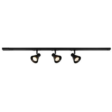 Set, Sina 1 metru Nordlux Link cu 3 Spoturi directionabil Eik negru