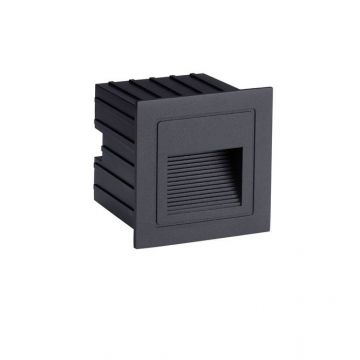 Spot LED incastrabil exterior, ambiental, IP65, POLKA negru