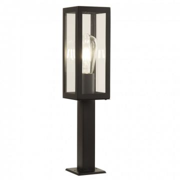 Stalp de iluminat exterior stil clasic IP44 Box H-46cm 6441-450BK SRT