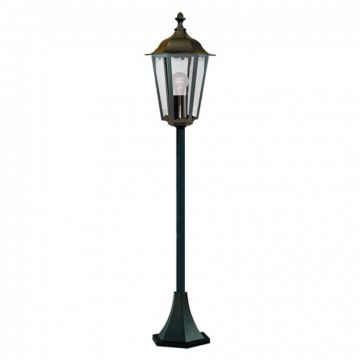 Stalp de iluminat exterior stil traditional IP44 Alex 82504BK SRT