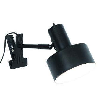 Veioza/Lampa cu clips/ clema de birou Matis negru
