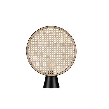 Veioza/Lampa de masa decorativa ratan natural, TIERRA D 30cm