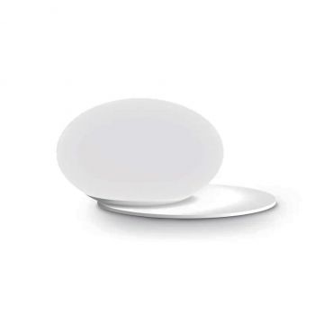 Veioza, Lampa de masa design modern, Ninfea ap2, alb