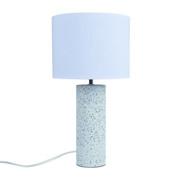 Veioza, Lampa de Masa, Terrazzo, Textil, Antiga