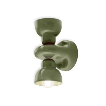 Aplica de perete din ceramica design italian realizata manual BERIMBAU