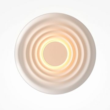 Aplica de perete LED, Aluminiu, Nami alb mat