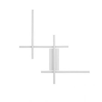 Aplica de perete LED design modern APECHO alb