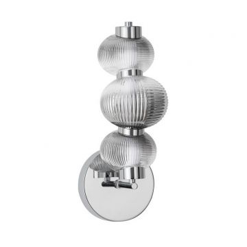 Aplica de perete LED design modern Leda crom