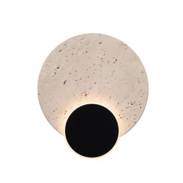 Aplica de perete LED, Travertin, Natur, Travertino 14W