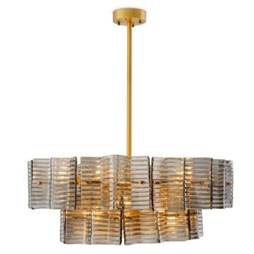 Candelabru design LUX, Sticla, Alama Antic, Silvano