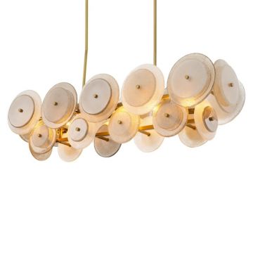 Candelabru design LUX, Sticla, Fumuriu, Hyde