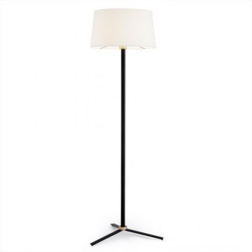 Lampadar, lampa de podea design modern Cavalino negru, auriu