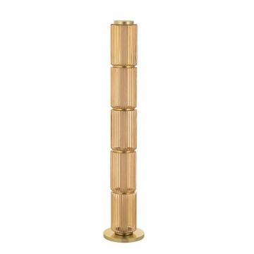 Lampadar LED modern, Metal, Sticla, Chihlimbar, VESPER