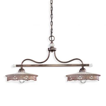 Lustra clasica realizata manual din ceramica ALESSANDRIA