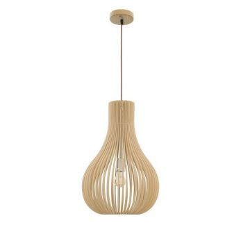 Lustra moderna decorativa design lemn natural Soho NVL-9138061