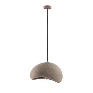 Lustra suspendata design modern, Stone Brown, AERE, L 40cm