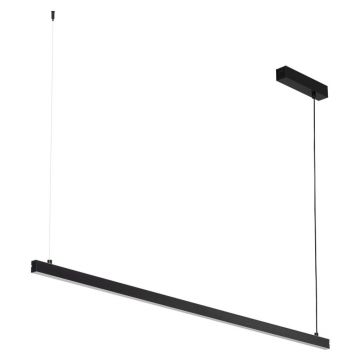 Lustra suspendata LED, 120cm, Otel, Negru, MIAMI