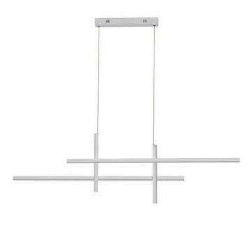 Lustra suspendata LED design modern ANTAMA alb