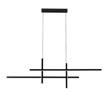 Lustra suspendata LED design modern ANTAMA negru