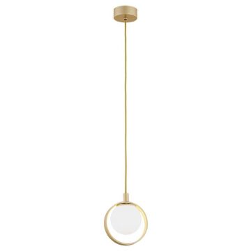 Pendul design modern Saturnia auriu