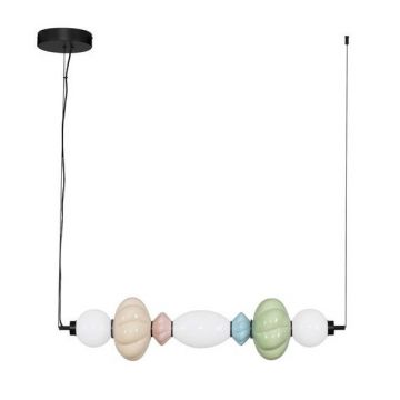 Pendul LED decorativ ceramic Verde, Albastru, Alb, Roz, Bej, ONETA