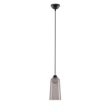 Pendul LED modern, Metal, Negru, Acrilic, DIONE