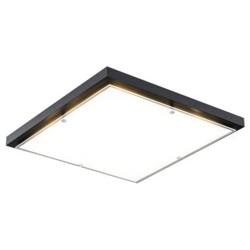 Plafoniera design modern Carlson negru 29x29cm