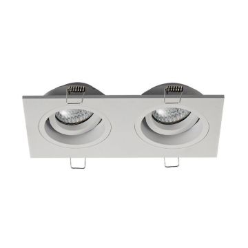 Spot incastrabil modern Chuck DL 2 alb