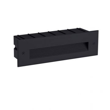 Spot LED incastrabil exterior, ambiental, IP65, POLKA negru