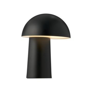 Veioza LED portabila cu baterie design nordic Faye negru