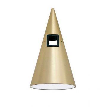 Accesoriu, Corp de iluminat pentru sistemul magnetic PUZZLE si GRAMMI, Cono alama satinata