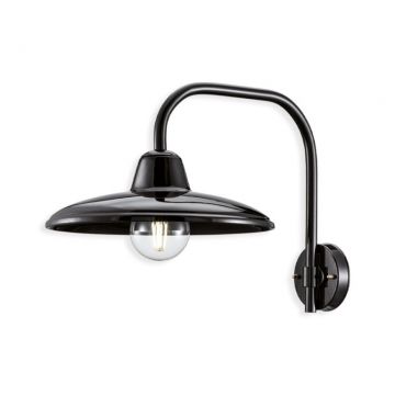 Aplica de perete design retro realizata manual din ceramica B-W