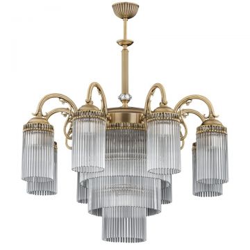 Candelabru 8 brate design clasic realizat manual Fiore