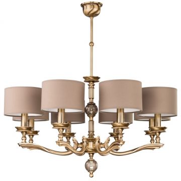 Candelabru 8 brate design modern realizat manual Tivoli