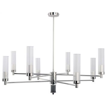 Candelabru modern realizat manual din alama Seti 8L