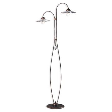 Lampadar cu 2 brate design clasic realizat manual L'AQUILA