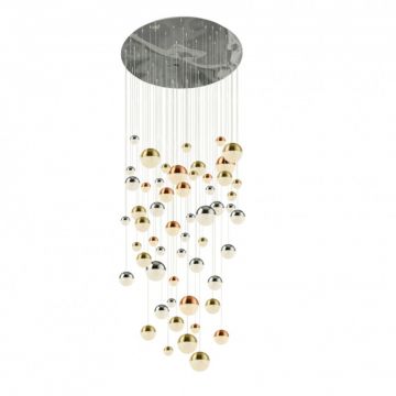 Lustra casa scarii / Candelabru XXL LED design modern Planets 55L 4555-55 SRT