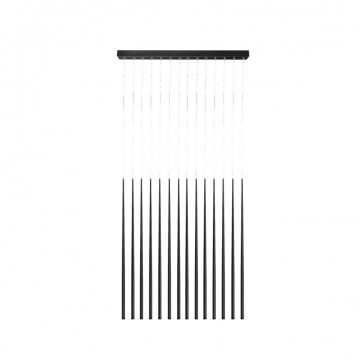 Lustra LED design modern minimalist 45cm Louise 14 black ZZ AZ3423