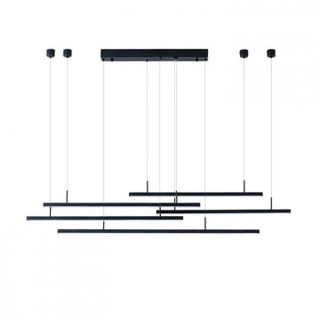Lustra LED dimabila design modern Merlo black ZZ AZ3184