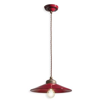 Pendul design retro realizat manual din ceramica si metal COLORS