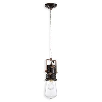 Pendul design retro realizata manual din ceramica URBAN