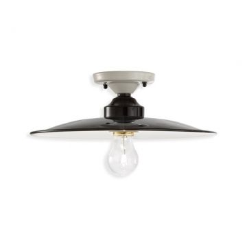 Plafoniera design retro realizata manual B-W, diametru 35cm