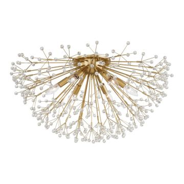 Plafoniera LUX design modern DUNKIRK alama antichizata, cu 6 surse de lumina